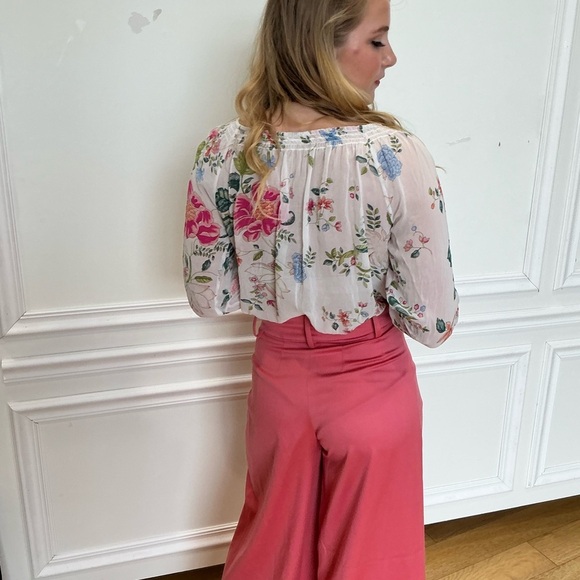 Floral Print Women's Top - Picture 7 of 7